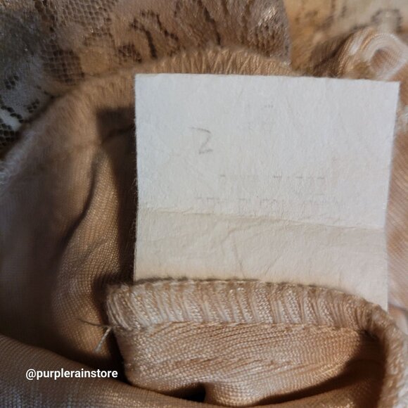 Vtg Spencer Alexis Ethereal Top Skirt Set Sz 12 Floral Chiffon Lace Coquette - Picture 7 of 14